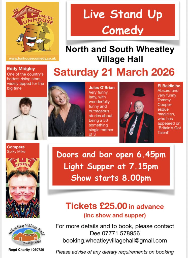 Live stand up Comedy Night – Saturday 21st March